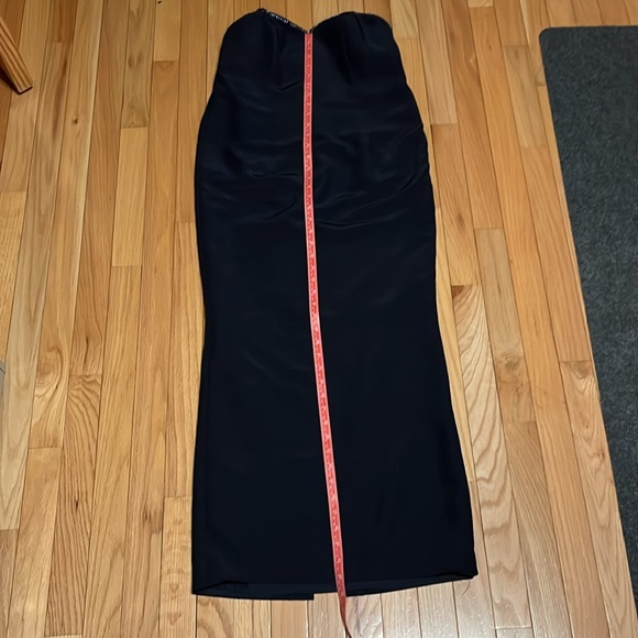 LNWOT 2 piece evening gown. Sheer beaded overtop.  Altered to size 8 petite - Picture 5 of 8